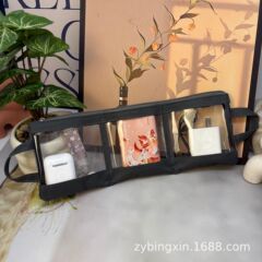 创意新款pvc透明收纳袋 三合一高级感手提式收纳包随身便携大容量