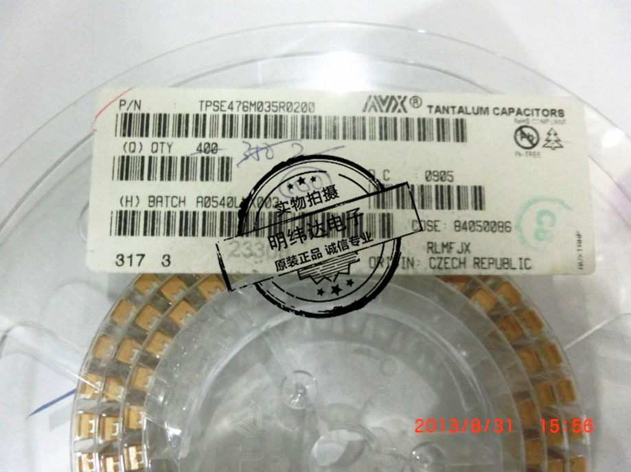 TPSE476M035R0200 原装AVX 电容 TPSE476M035R0200