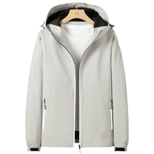 New autumn and winter sports outdoor jacket couple's fashion hooded luminous windproof jacket Amazon cross-border