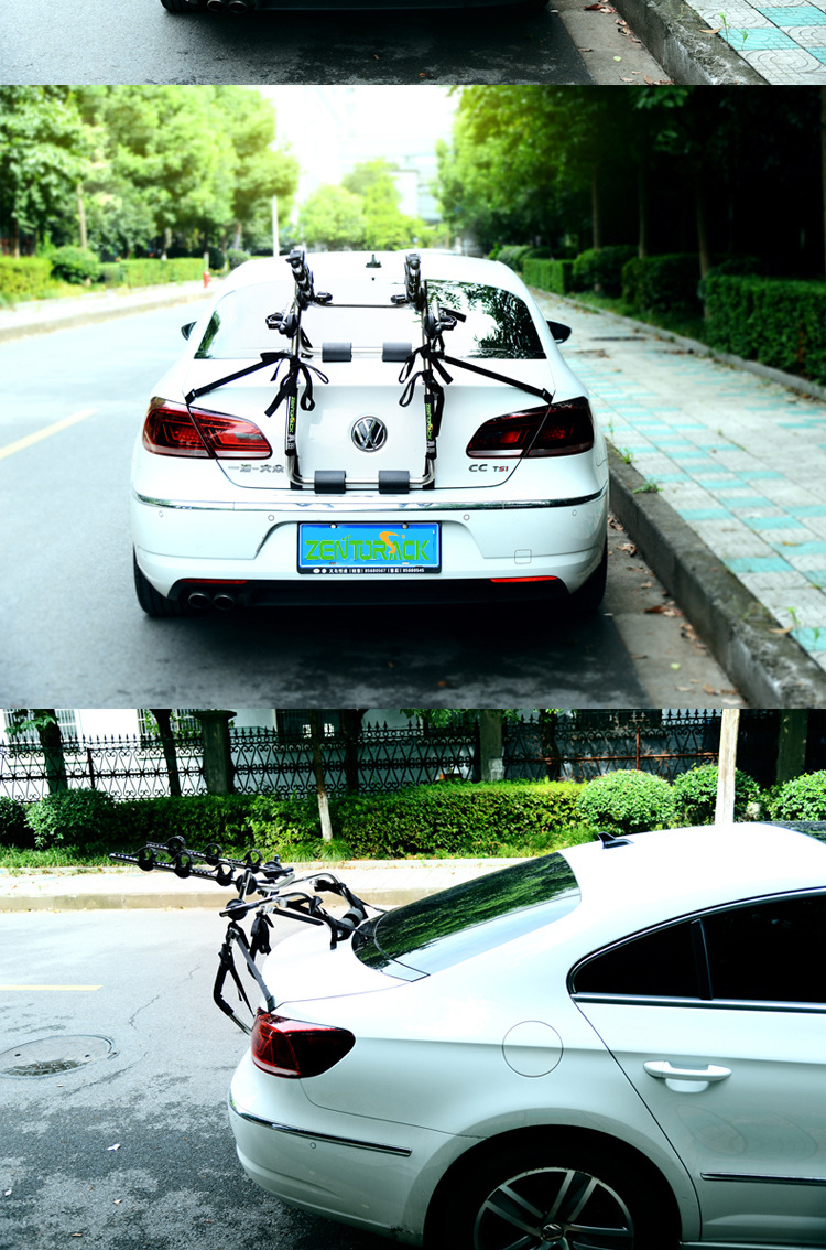 Car rear-mounted bicycle rack hanging three SUV hatchback car car car rear rack suspension
