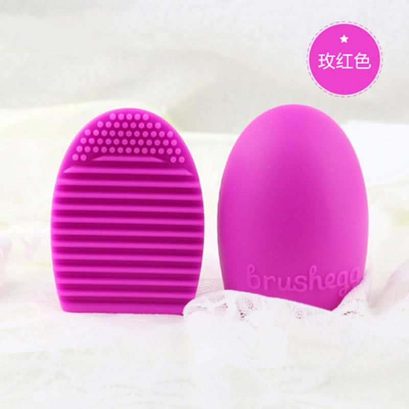 FUENTE productos de fábrica cepillo de maquillaje huevo cepillo de silicona Universal de maquillaje cepillo de limpieza lavado de cara cepillo de huevo