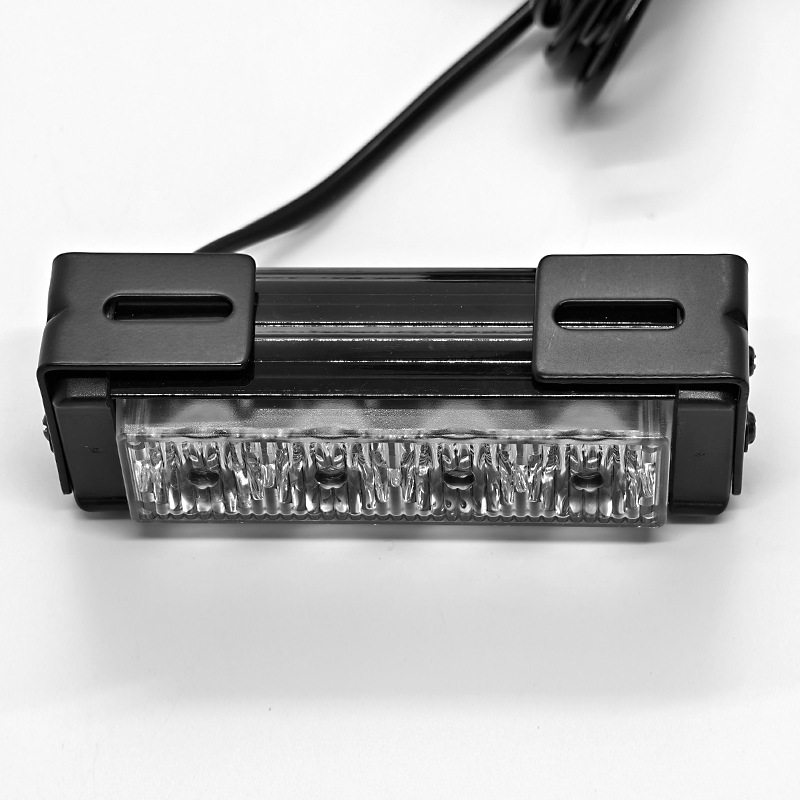 Car 4-Led Warning Light Modification, Dual Car Lights, Grille Decoration, Strobe Light, Flashing Light, Long Bar Light, Roof Light