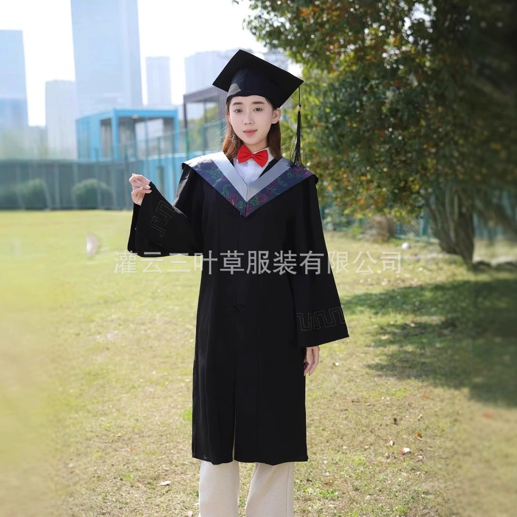 Униформа бакалавра, халат бакалавра, выпускной халат студента колледжа, униформа степени, халат степени, высококачественная униформа бакалавра