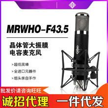 MRWHO烟头 F43.5专业纯手工大振膜电容麦克风直播K歌喊麦录音话筒
