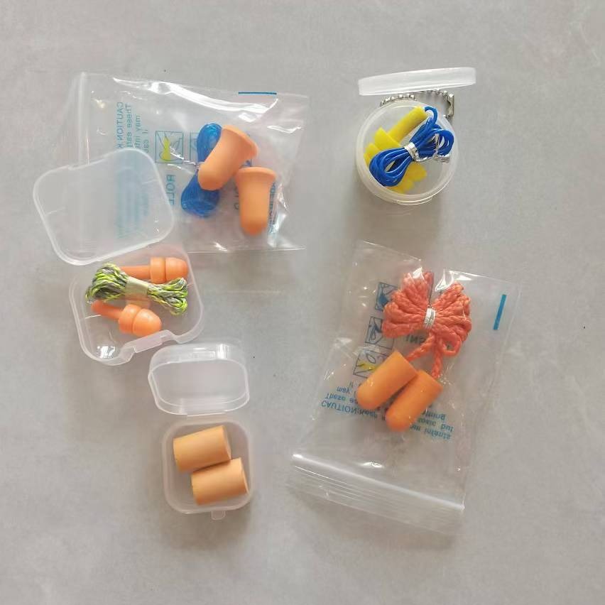 子弹型慢弹耳塞听力防护 慢弹海绵塞防噪音 睡眠学习射击