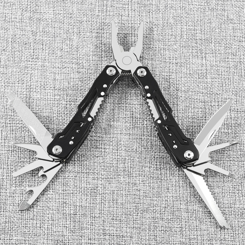 电商货源全钢多功能钳带锁功能组合折叠小刀钳家居户外应急工具钳