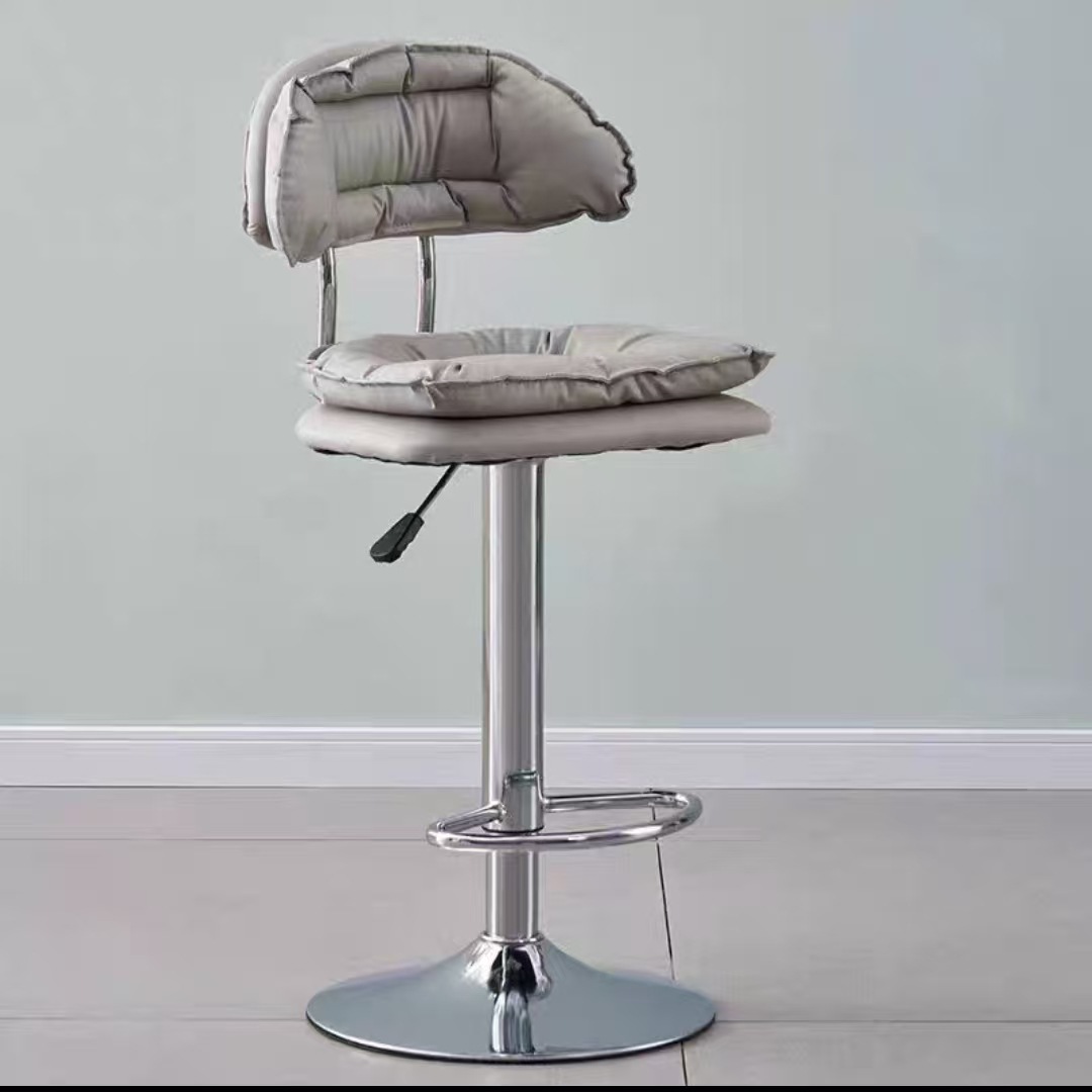 Sillas de bar, sillas elevadoras, taburetes altos, taburetes de cajero, bar de belleza moderna y minimalista, sillas altas, sillas de bar domésticas