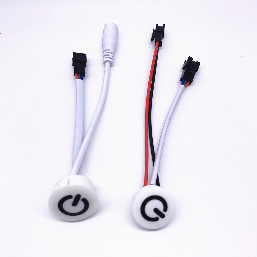 Applicable hole button switch embedded touch sensor switch touch control color dimmer color switch