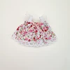 A10 berry red floral skirt