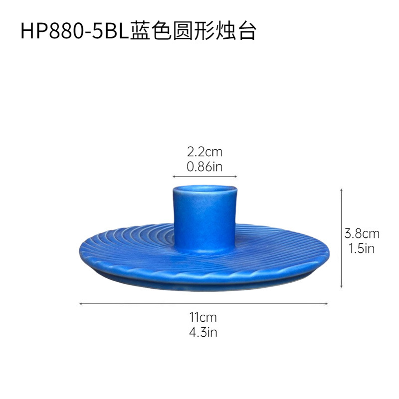 Inswind color nórdico cerámica rama decoración de mesa de comedor moderna minimalista candelabros atmósfera decoración suave