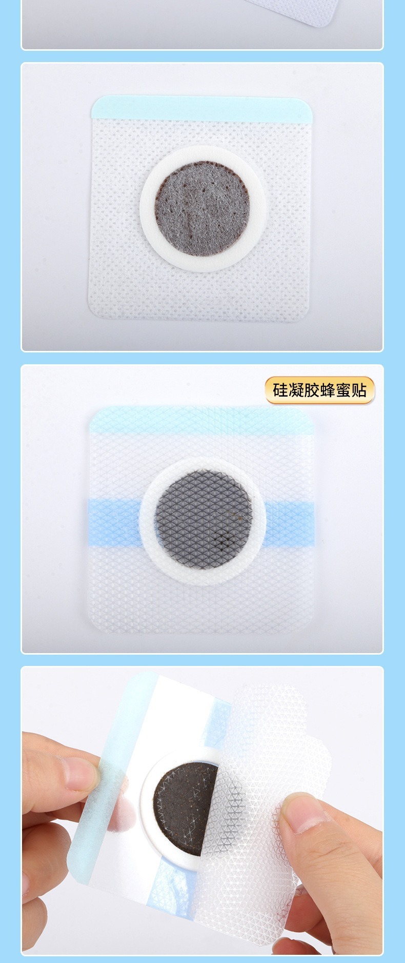 Children's Spleen Support Herbal Patch Honey Paste Belly Patch for Traditional TCM Wellness in use