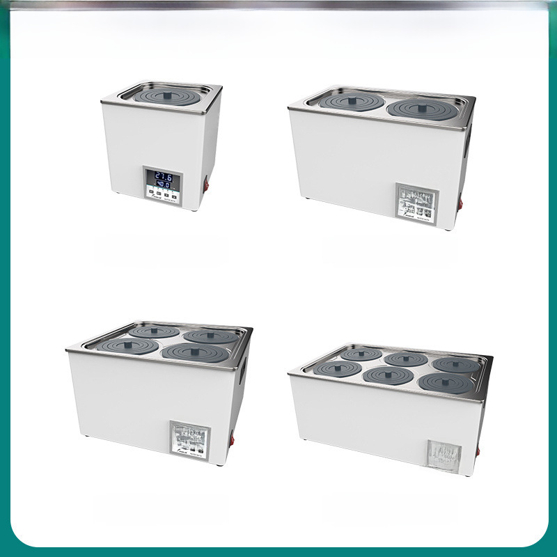 Electric heating digital constant temperature water bath pot laboratory heater single hole double hole four hole six hole constant temperature water bath box for home use