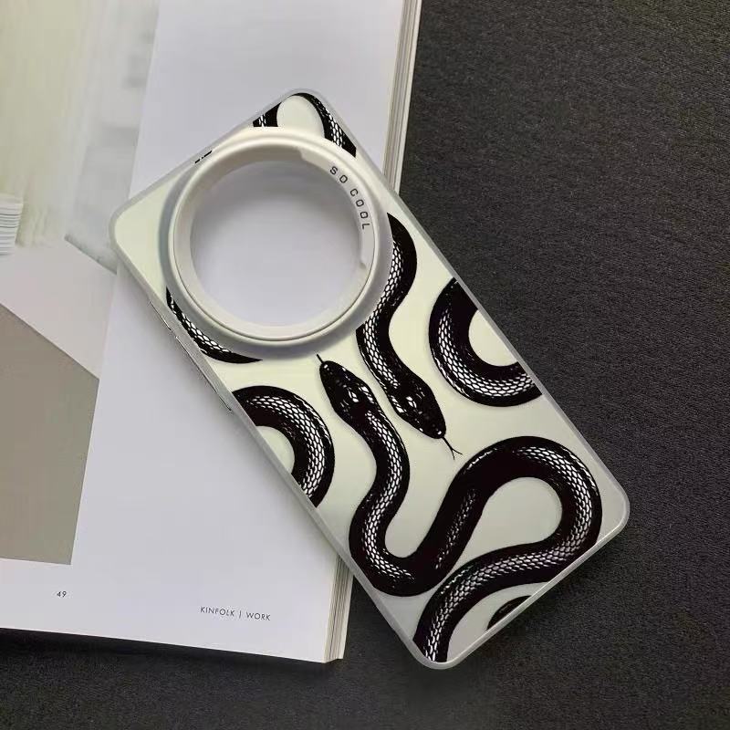 Marca de moda Mamba para carcasa de teléfono móvil mate60pro Huawei P70pro nuevo Honor 100nova1 2/11 serpiente