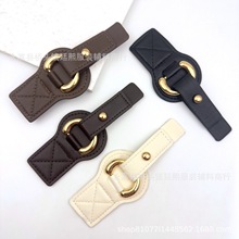 时尚金属合金皮袢扣袖口皮草毛呢大衣风衣仿皮扣子女士箱包配件