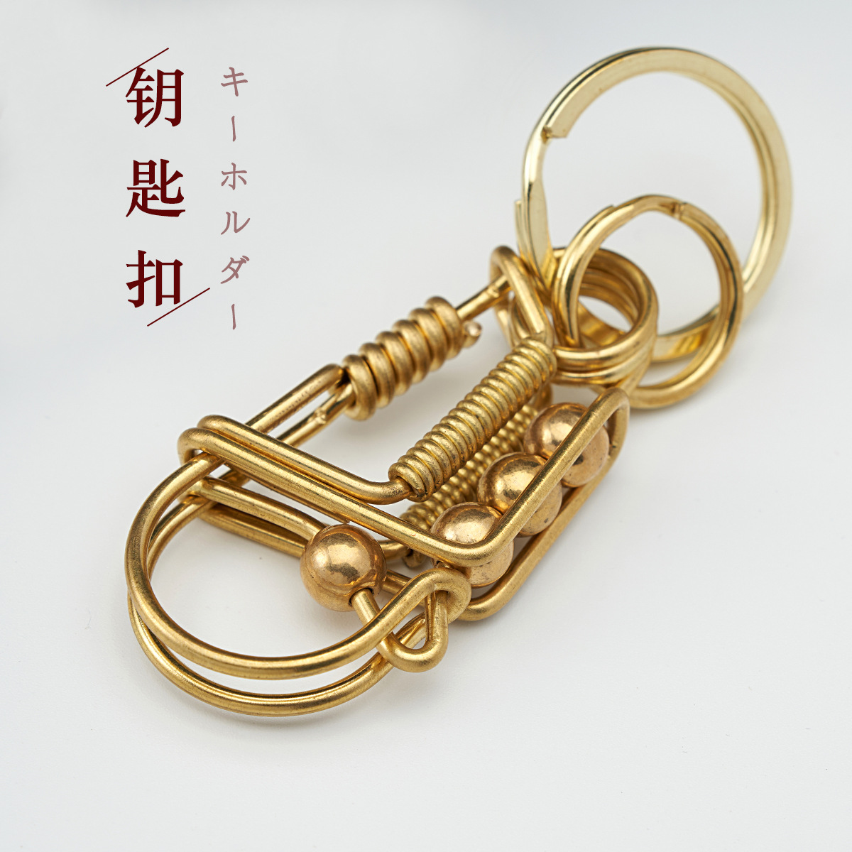 黄铜创意手工小鸟钥匙扣男士挂件情侣链锁挂上汽车钥匙扣diy挂钩