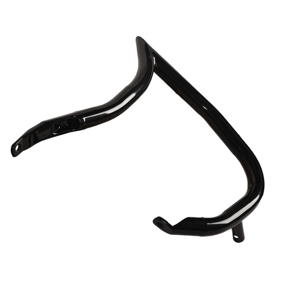 Painted Carbon Steel Harley 14-24 Glide Painted Carbon Steel Rear Bumper with Tow Bar 1.25 Thick Steel Mold