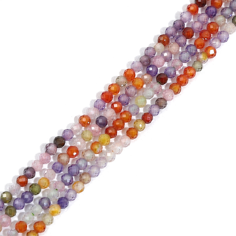 1 Set Artificial Crystal Solid Color Beads display picture 17