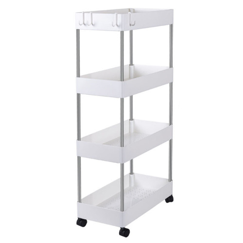 Creative removable gap storage rack Home kitchen trolley storage rack Bathroom floor-standing multi-layer storage rack