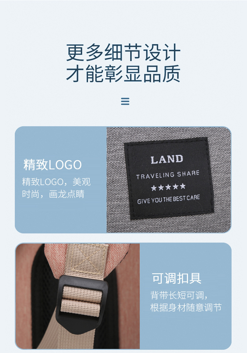 商品详情图_跨境新款升级折叠婴儿床妈咪包床双肩母婴包轻便婴儿