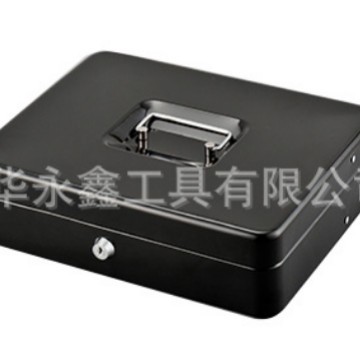 Caja de dinero de venta directa de fábrica con cerradura con transportador con clip caja de efectivo caja de caja de caja pequeña con caja de dinero con tapa