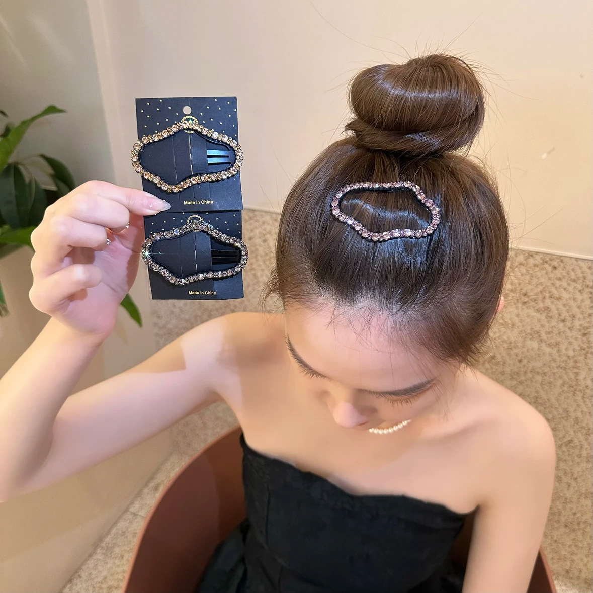 Holiday, Street Occasion Shiny Women's Geometric Plastic Hair Clip