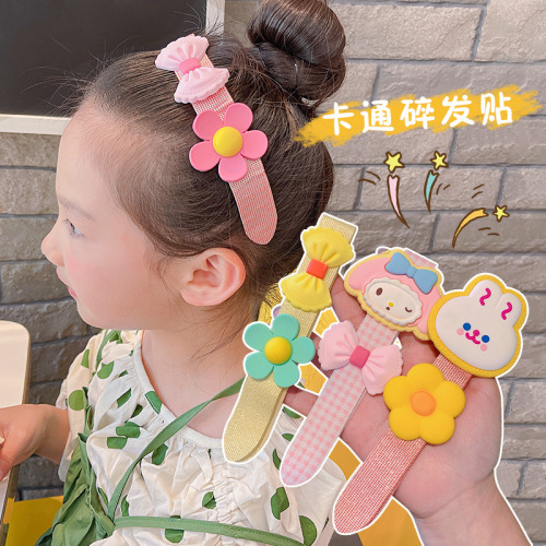 Children's summer Velcro headband hairband bangs broken hair sticker artifact female hairpin girl hairpin hairpin headband