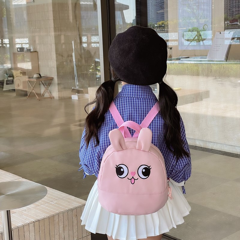 Jardín de infantes mochila de bebés dibujos animados bonitos conejos mochila para niños y niñas 2025 nuevo comercio exterior mochila para niños