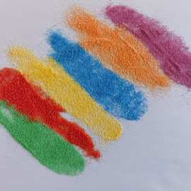 灭烟沙用彩色加香吸水树脂