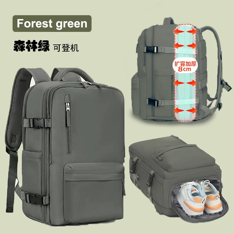 Los hombres transfronterizos expanden los paquetes de computadoras de negocios, los equipaje de viaje de negocios son multifuncionales y las mochilas de hombro de gran capacidad están en Stock.