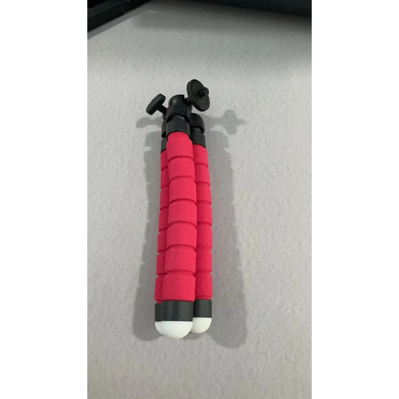 빨간 스펀지 삼각대