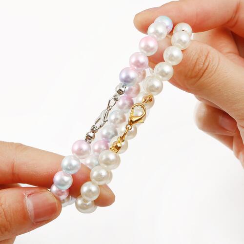 100 price DIY jewelry accessories multi-color double-ended buckle connecting buckle Baotou buckle bracelet necklace material hot sale wholesale