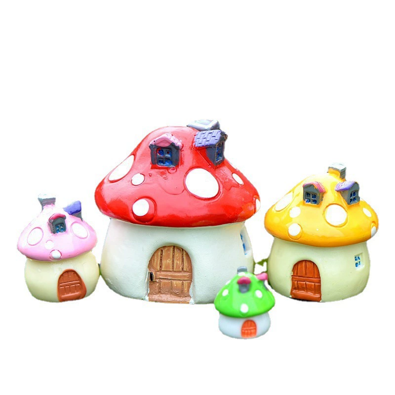 Moss Micro Landscape Creative Mushroom House Magic Forest DIY Decoration Hanging Accessories Photography Landscaping Small Ornaments