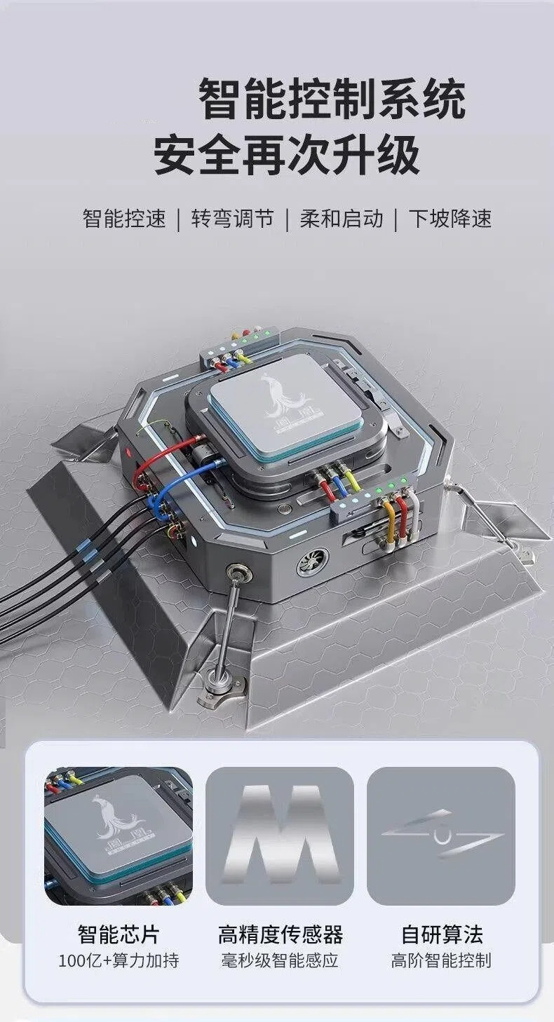 Four-Wheel Electric Mobility Scooter for the Elderly, Suitable for Free Movement in Scenic Parks, Foldable Electric Scooter for Home Use