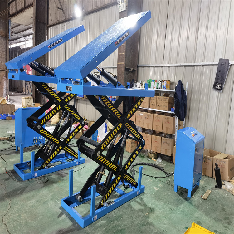 电动液压升降平台固定剪叉升降机装卸货平台货物提升机固定卸猪台