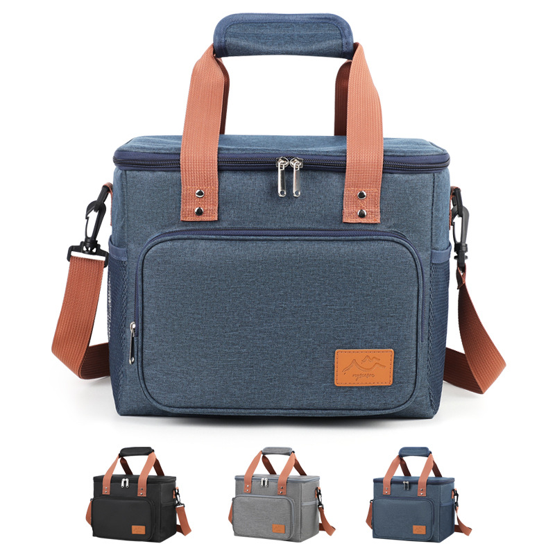 Nuevo bolso de bento catiónico bolso de almuerzo remachado de moda bolso de hielo bolso de picnic al aire libre bolso de comercio exterior transfronterizo explosión