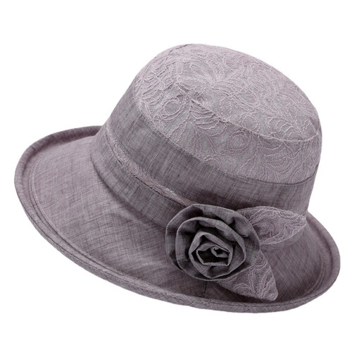 For middle-aged and elderly people, spring and autumn women's hats, sun hats for seniors, bucket hats for grandmothers, cloth hats, summer large-brimmed fisherman hats