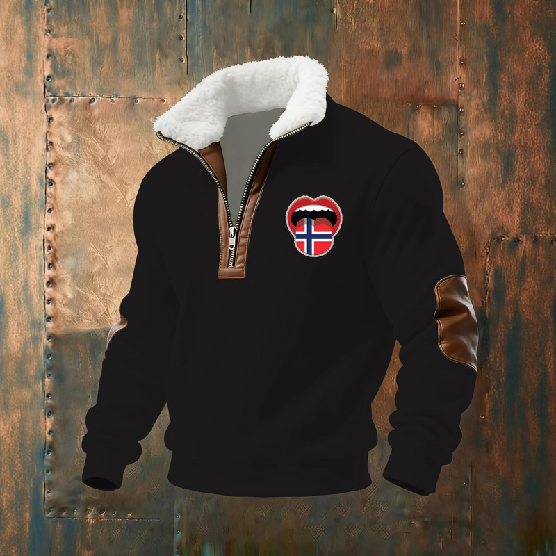 250 Japanese Fabric Fur Collar Sweatshirt Amazon 2025 Autumn and Winter Fleece-Lined Sweatshirt Cross-Border Long-Sleeve Pullover Printed Men's Clothing 250 Japanese Fabric Fur Collar Sweatshirt Amazon 2025 Autumn and Winter Fleece-Lined Sweatshirt Cross-Border Long-Sleeve Pullover Printed Men's Clothing