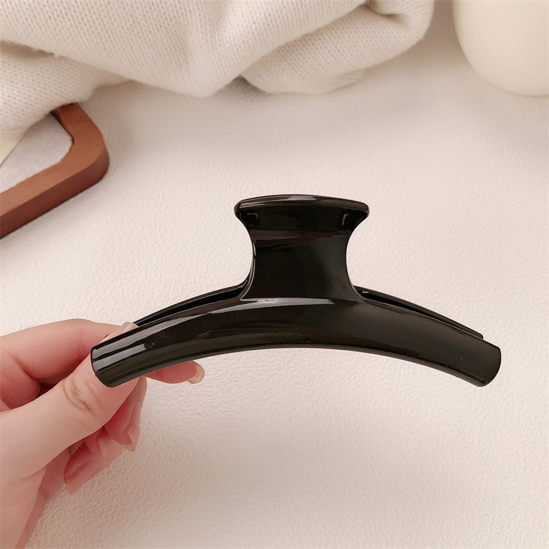 Pinza de Tiburón para Cabello Tamaño Grande de Plástico y Resina
