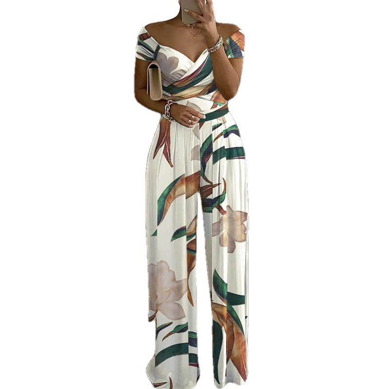 Mono de pierna ancha con estampado holgado, elegante y a la moda, estilo europeo y americano, novedad primavera 2026, para mujer, ideal para el día a día.