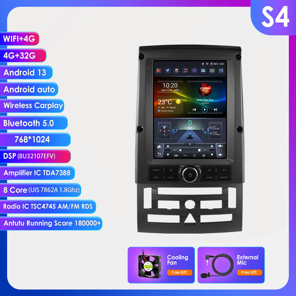 4+32g wifi+4g lte version 7862 carplay eight cores