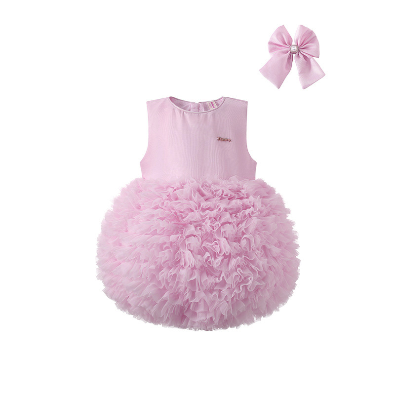 233 핑크 (민소매+프리보우)