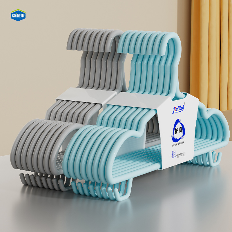 초두께 6mm 두꺼운 미끄럼 방지 강관 옷걸이 성인 가정용 옷걸이 학생 기숙사 원활한 건조 그루브 옷걸이