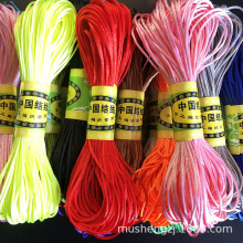 中国结7号线批发DIY手工编织鞋帽线材料手链红绳彩色20米韩国丝