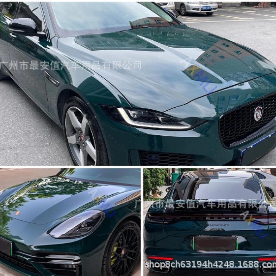Pet Mosen Green Car Color Change Film for Full Body Modification Electric Motorcycle Body Film Bmw G20
