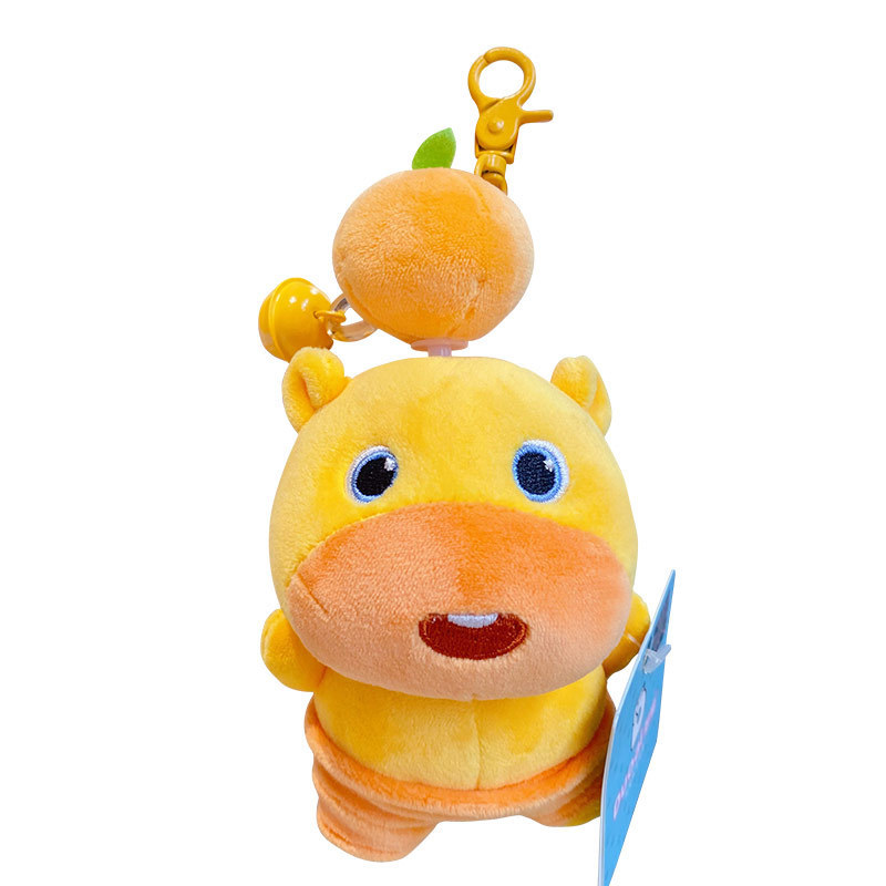 本物のカピバラぬいぐるみペンダントかわいいプルライン回転キーホルダーバッグキーチェーンリングペンダント|undefined