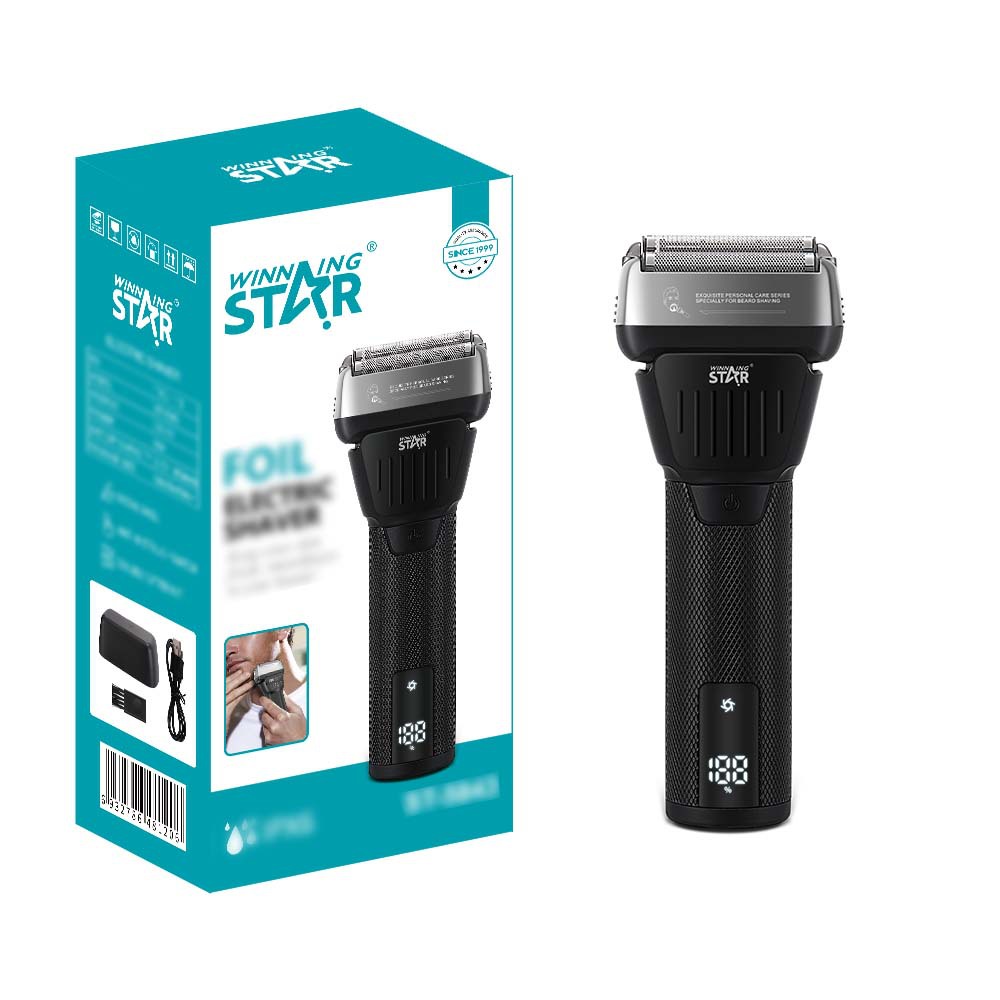 Winning Star puerto de TYPE-C doméstico transfronterizo pequeña portátil LED alternativa impermeable afeitadora eléctrica