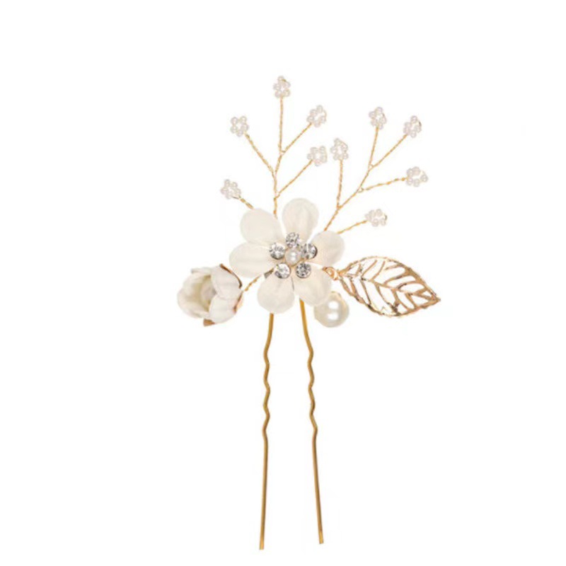 Cabeza transfronteriza hecha a mano cuatro piezas de flores de cabeza cinco piezas de blanco, azul, oro, rosa y otros estilos