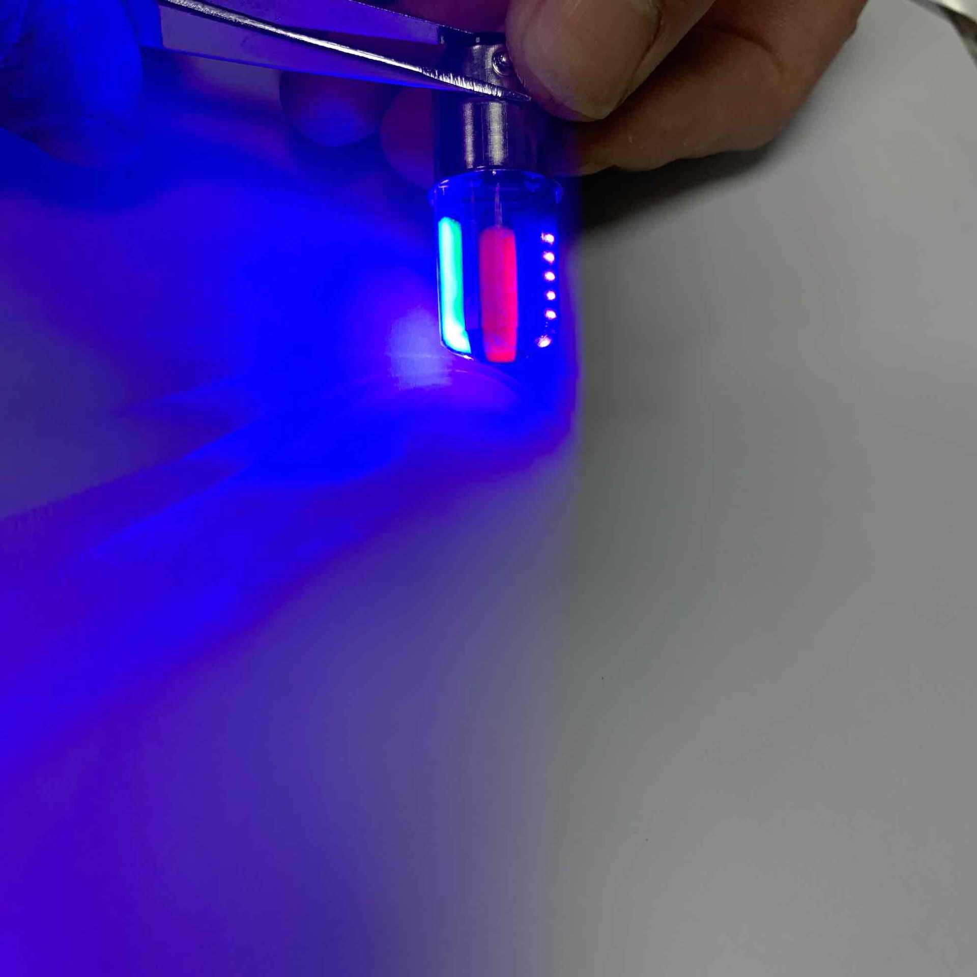 1157 Cob Colorful Breathing Flash Brake Light Universal Bulb for Motorcycles and Cars