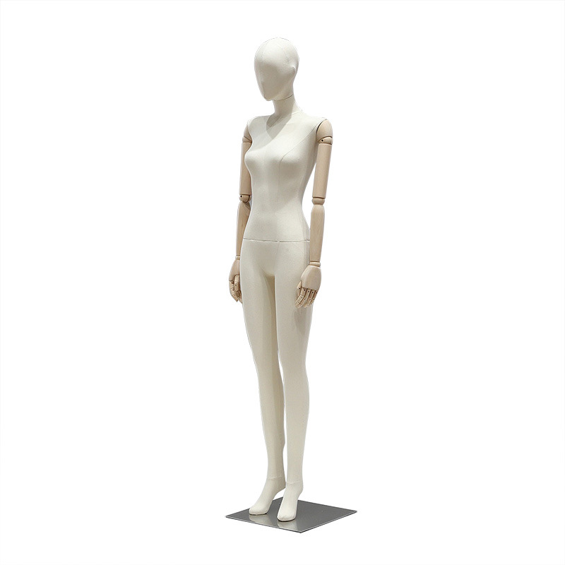 Tienda de ropa coreana colgante de hombro plano modelo de mano accesorios ventanas de mujer y mujer mitad de cuerpo maniquí modelo de muñeca estante de exposición