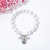 Brand fashionable crystal bracelet, small bell, jewelry, Korean style, cat's eye, wholesale